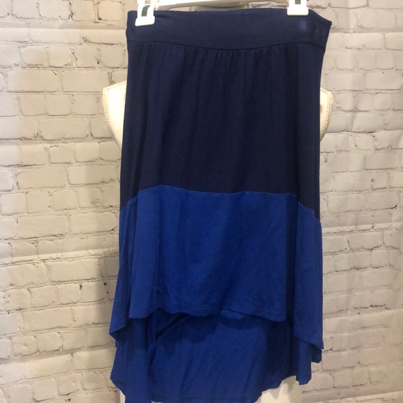 Loveappella high low skirt blue Size Small - Picture 1 of 4